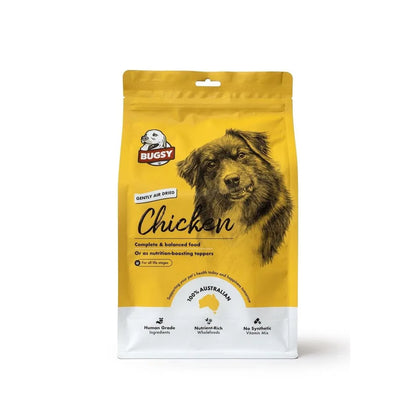 BUGSY'S Chicken Complete & Balanced Premium Air Dried Raw Dog Food