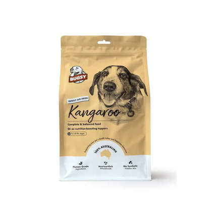 BUGSY'S Kangaroo Complete & Balanced Premium Air Dried Raw Dog Food