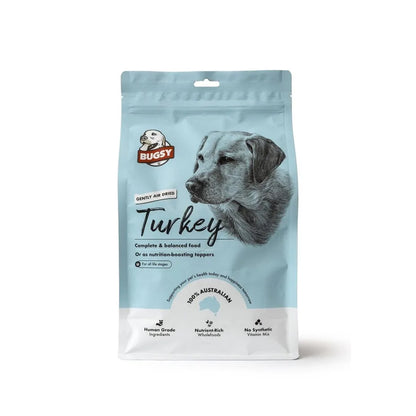 BUGSY'S Turkey Complete & Balanced Premium Air Dried Raw Dog Food