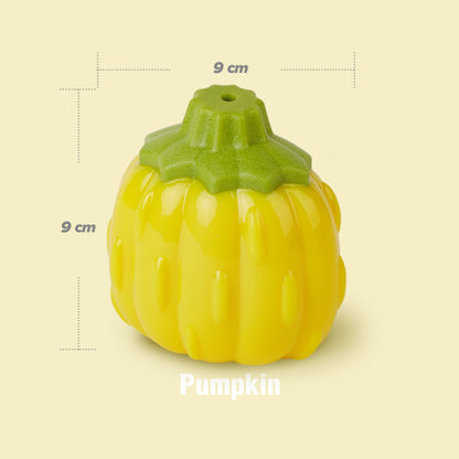 FOFOS Giggling Vegi-Bites Dog Toy - Pumpkin