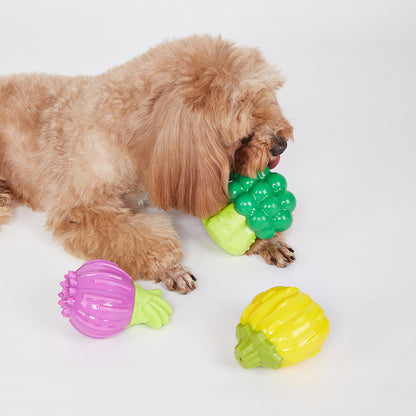 FOFOS Giggling Vegi-Bites Dog Toy - Pumpkin