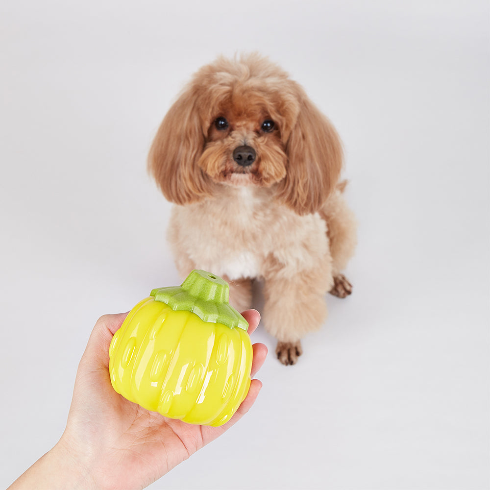 FOFOS Giggling Vegi-Bites Dog Toy - Pumpkin