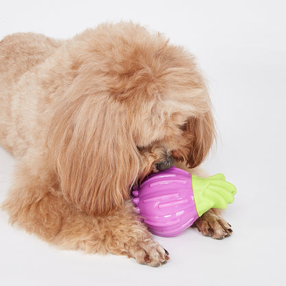 FOFOS Giggling Vegi-Bites Dog Toy - Onion