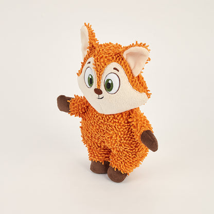 FOFOS Fox Tough Squeaky Dog Toy