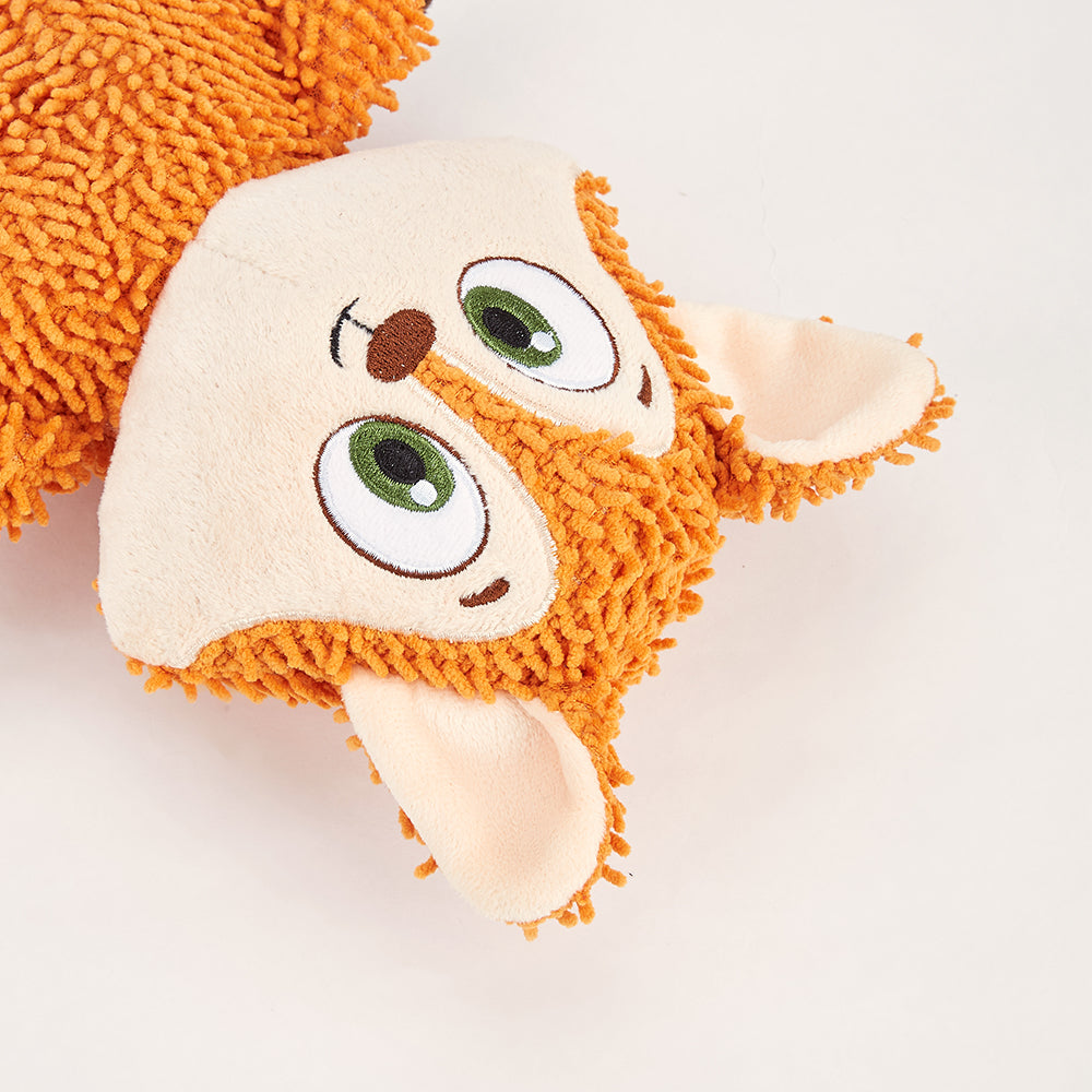 FOFOS Fox Tough Squeaky Dog Toy