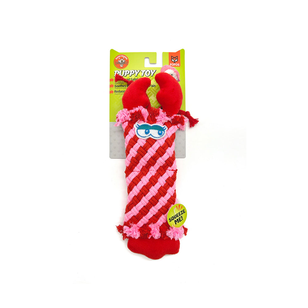 FOFOS Dog Rope Puppy Toy - Lobster