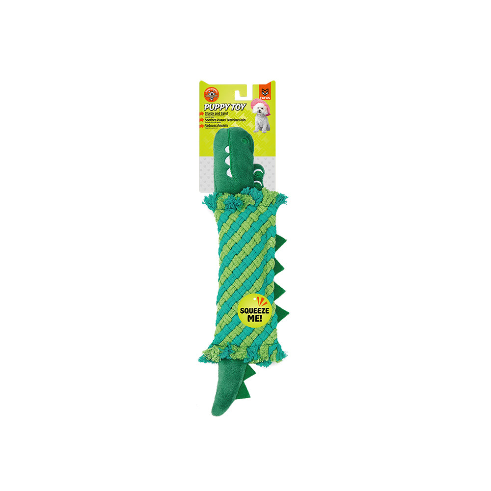 FOFOS Dog Rope Puppy Toy - Crocodile
