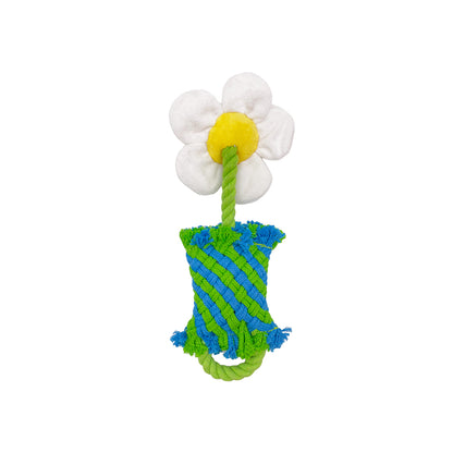 FOFOS Dog Rope Puppy Toy - Flower