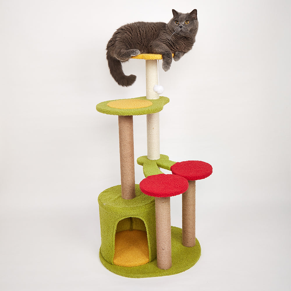 FOFOS Fruity Cat Scratching Tower