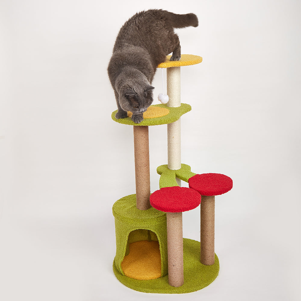 FOFOS Fruity Cat Scratching Tower