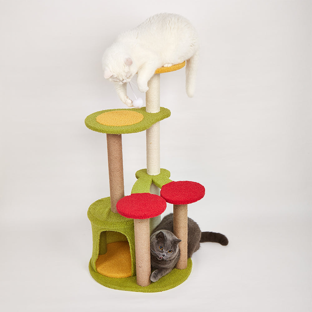 FOFOS Fruity Cat Scratching Tower