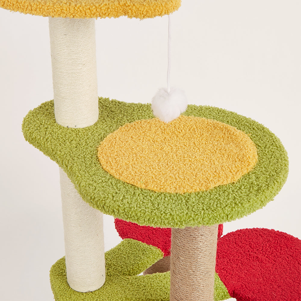 FOFOS Fruity Cat Scratching Tower