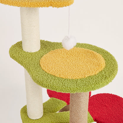 FOFOS Fruity Cat Scratching Tower