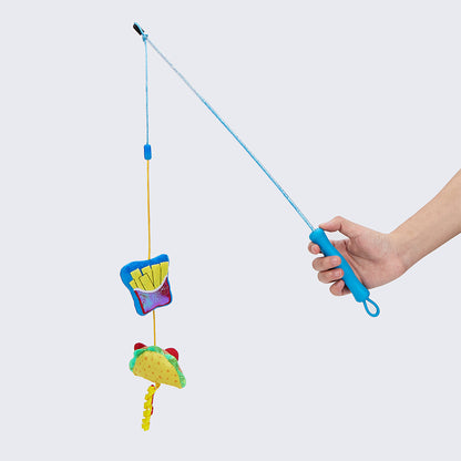 FOFOS Wand Replaceable Cat Toy - Hungry Kittens