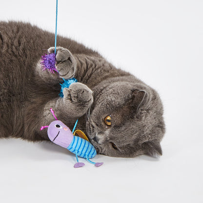 FOFOS Wand Replaceable Cat Toy - Let's Fly Together