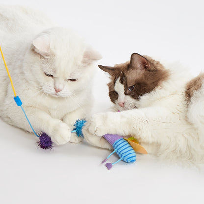 FOFOS Wand Replaceable Cat Toy - Let's Fly Together
