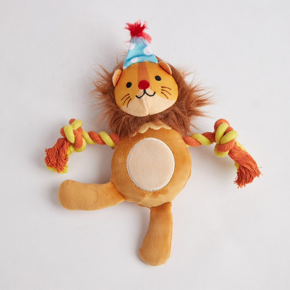 FOFOS Fluffy Lion Puppy Toy