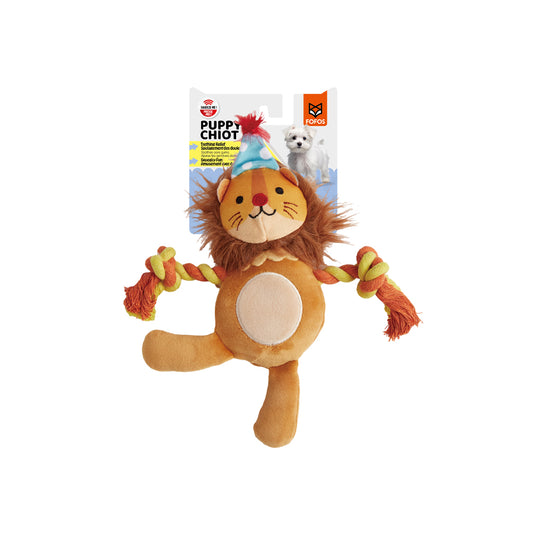 FOFOS Fluffy Lion Puppy Toy