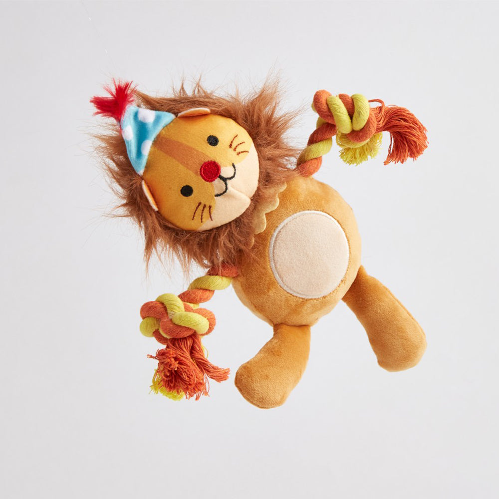 FOFOS Fluffy Lion Puppy Toy