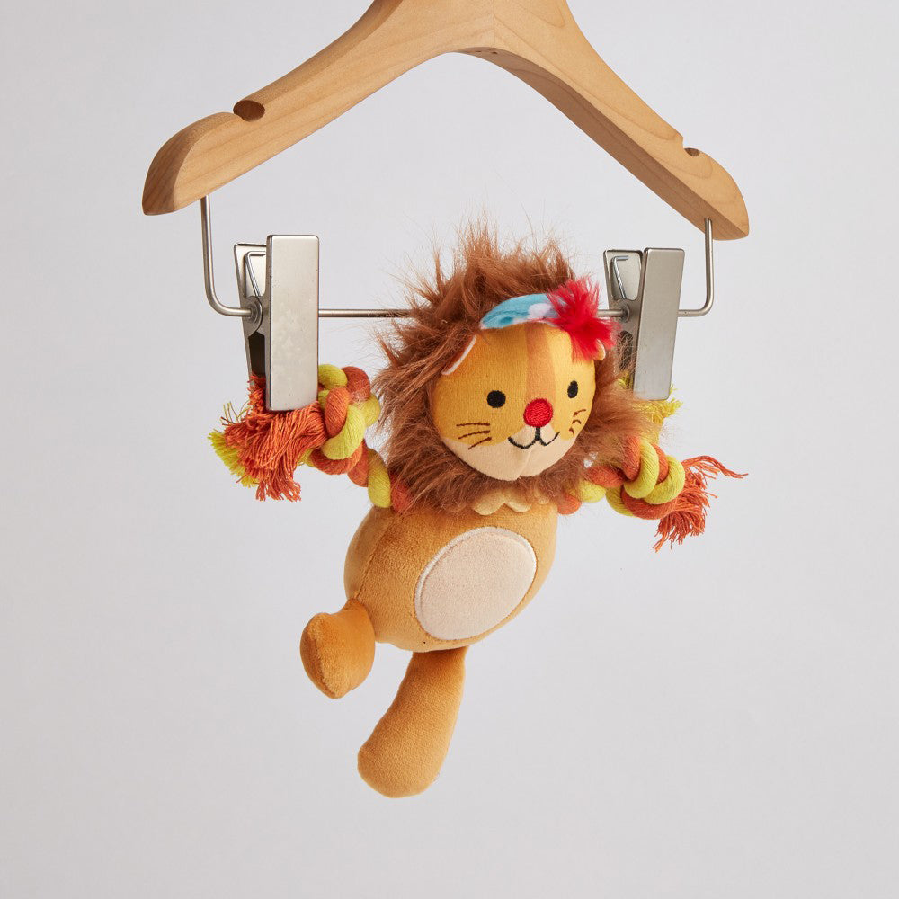 FOFOS Fluffy Lion Puppy Toy