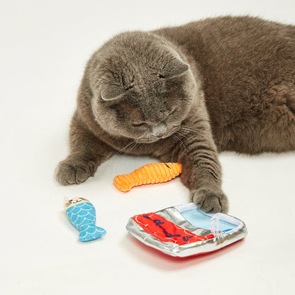 FOFOS Sardine Catnip Cat Toy - 5pcs