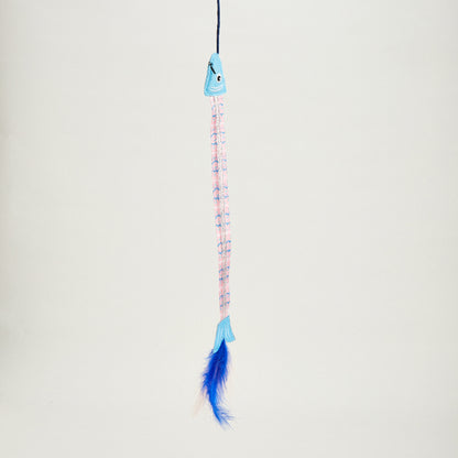 FOFOS Sardine Wand Cat Toy 2pcs