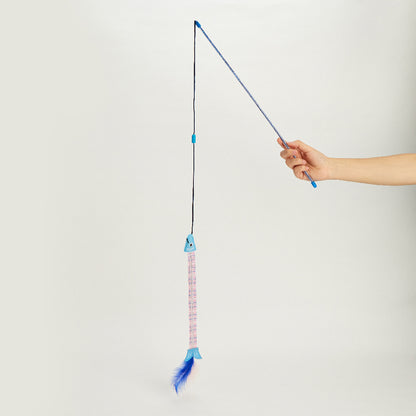 FOFOS Sardine Wand Cat Toy 2pcs