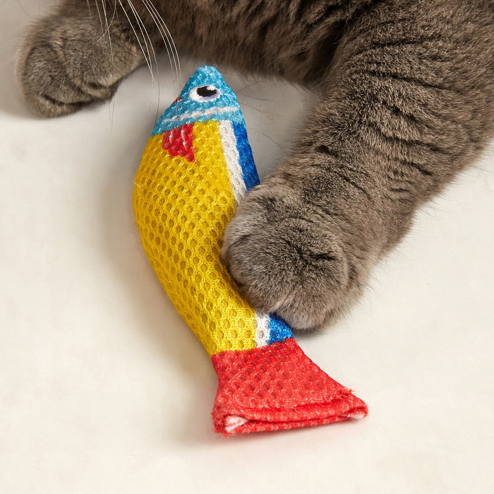 FOFOS Sardine Catnip Cat Toy - No.1 Fish 3pcs