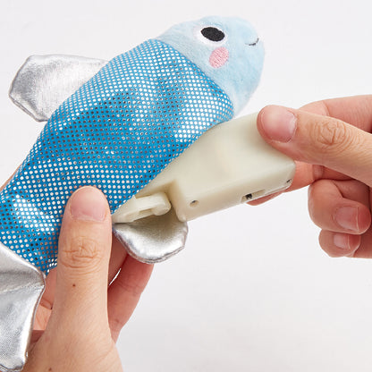 FOFOS Sardine Dancing Fish Cat Toy - USB Charging