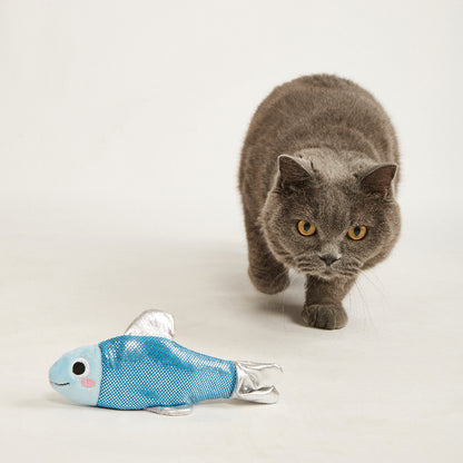 FOFOS Sardine Dancing Fish Cat Toy - USB Charging