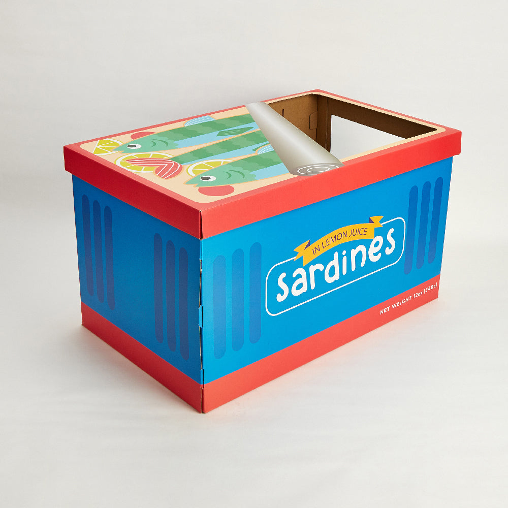 FOFOS Sardine Canned Box Cat Scratcher