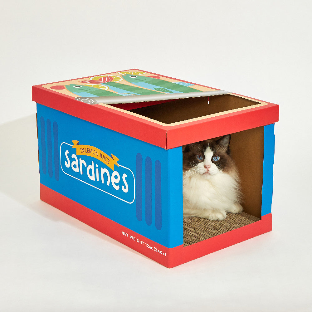 FOFOS Sardine Canned Box Cat Scratcher