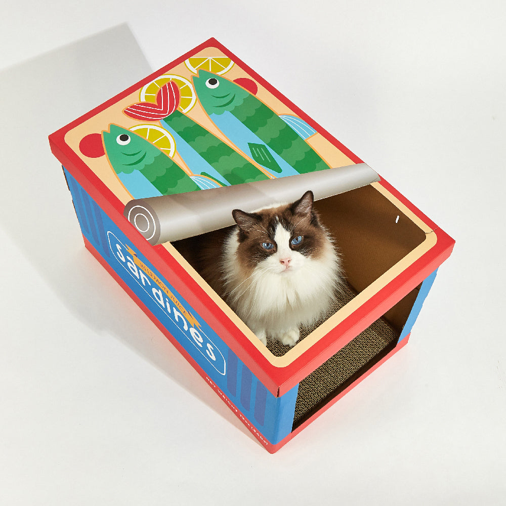 FOFOS Sardine Canned Box Cat Scratcher