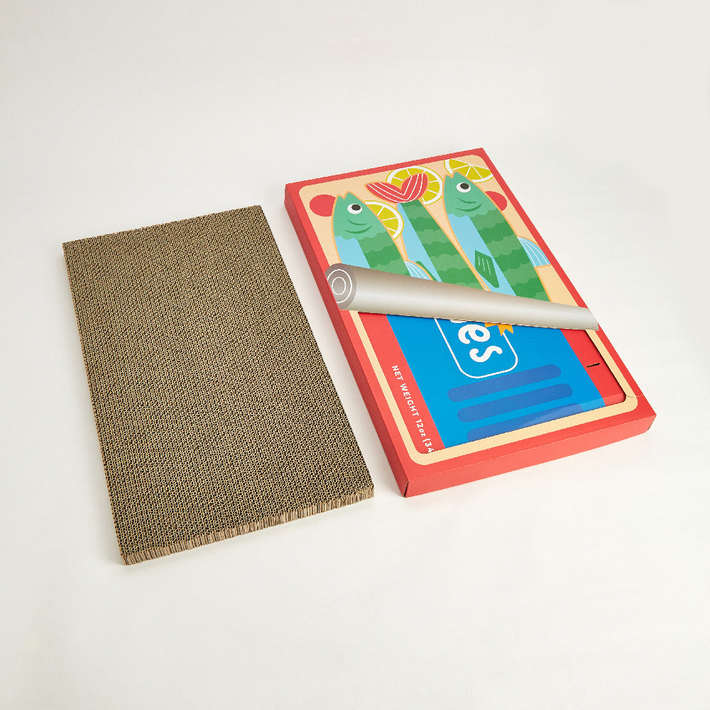 FOFOS Sardine Canned Box Cat Scratcher