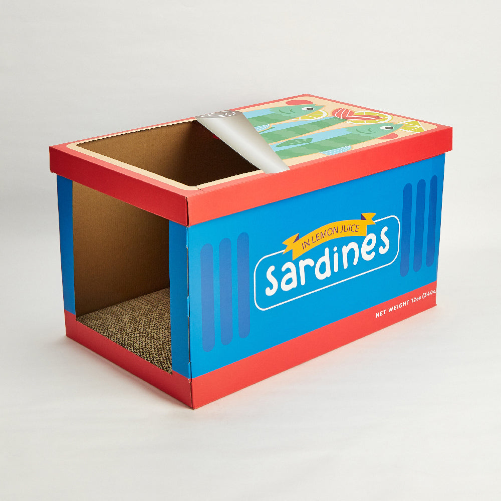 FOFOS Sardine Canned Box Cat Scratcher