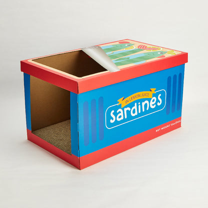 FOFOS Sardine Canned Box Cat Scratcher