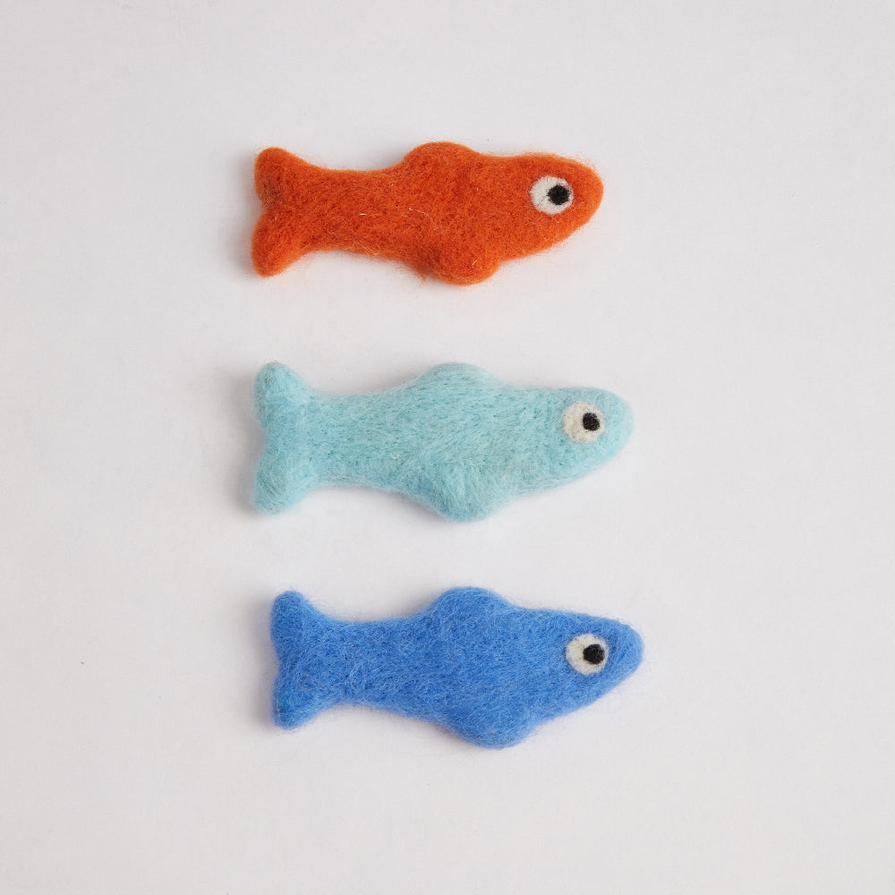 FOFOS Sardine Catnip Cat Toy - No.2 Fish 3pcs