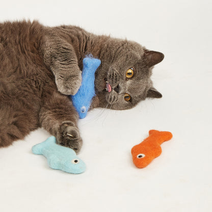 FOFOS Sardine Catnip Cat Toy - No.2 Fish 3pcs
