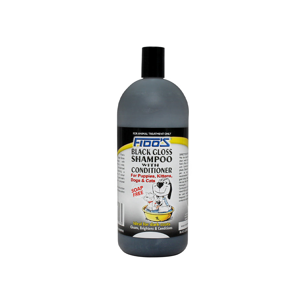 FIDO'S Black Gloss Pet Shampoo 1L