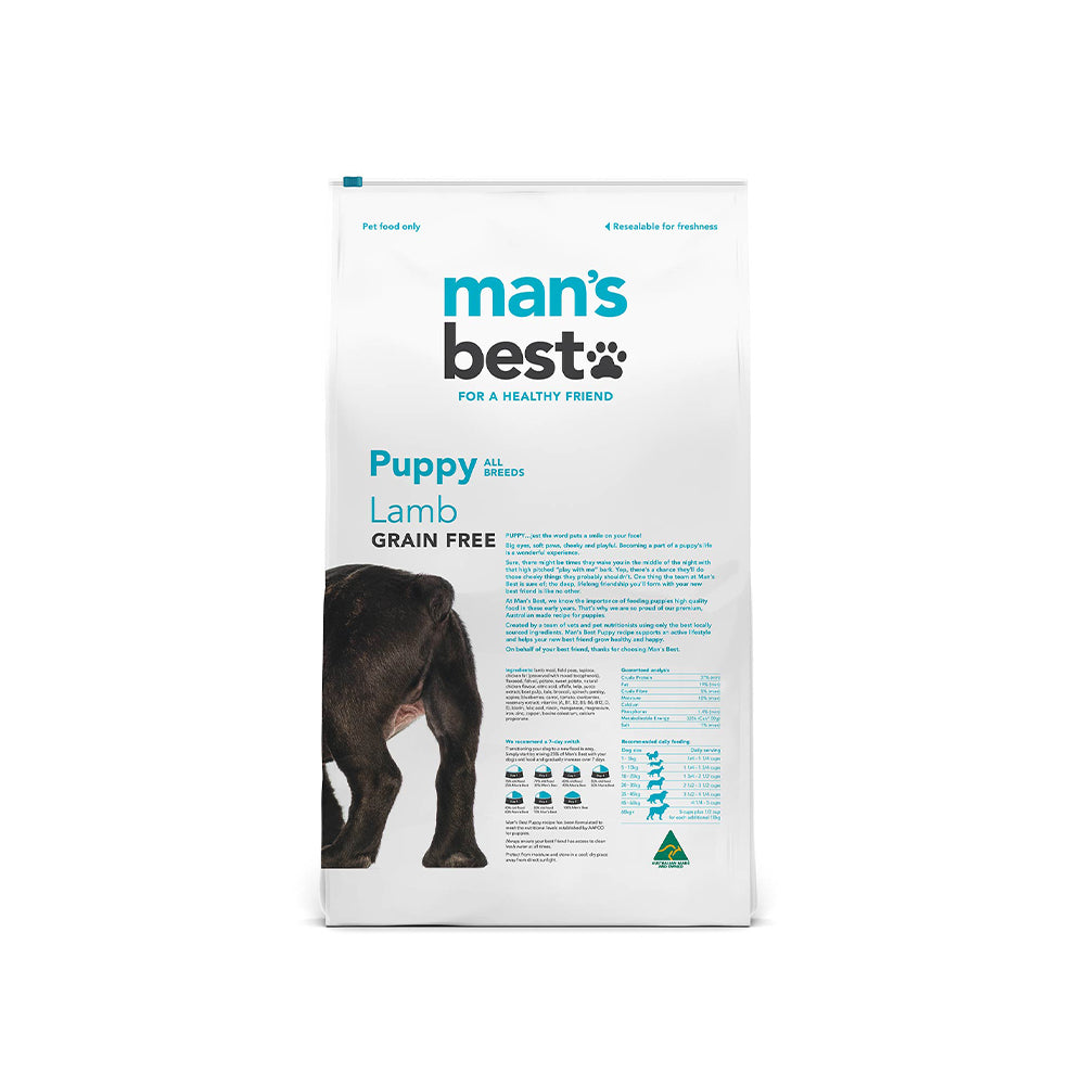 MAN'S BEST Lamb Puppy Dog Food