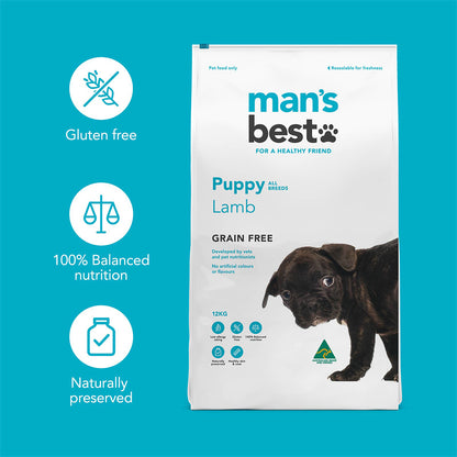 MAN'S BEST Lamb Puppy Dog Food