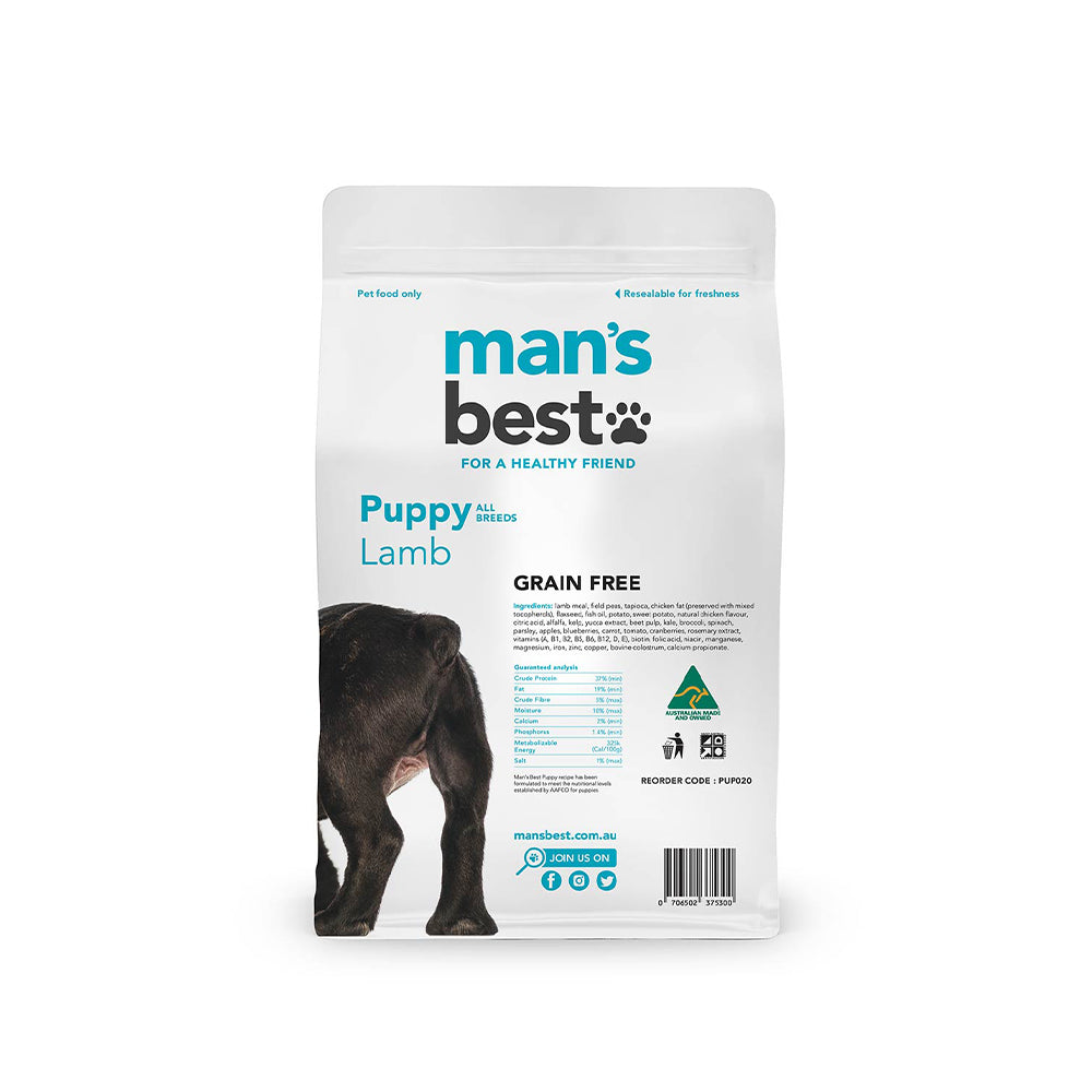 MAN'S BEST Lamb Puppy Dog Food