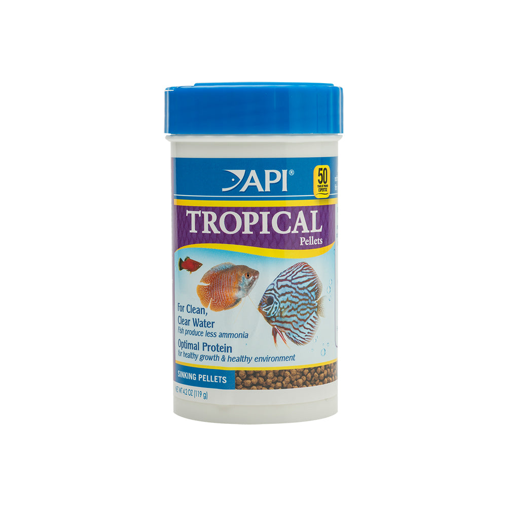 API Tropical Fish Pellets — barcode 0317163028230