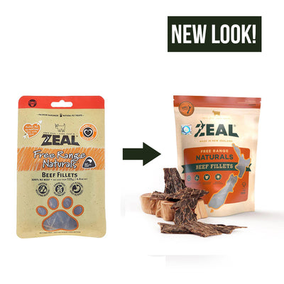 ZEAL Beef Fillets Natural Pet Treats 125g