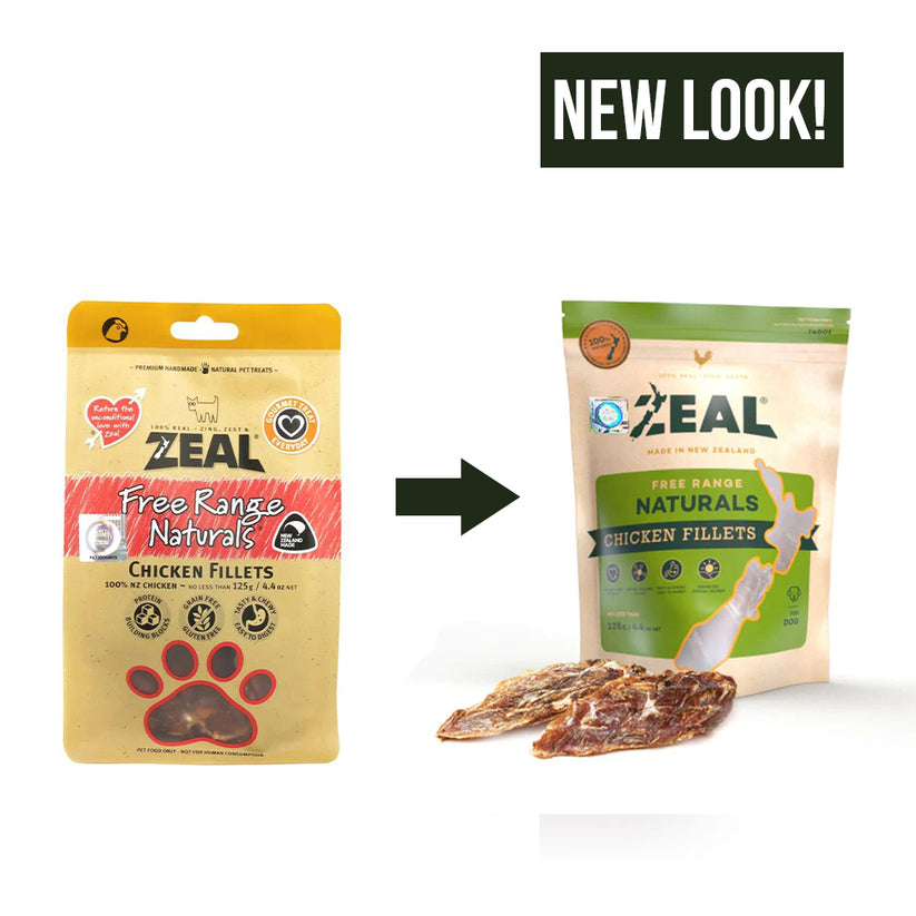 ZEAL Chicken Fillets Natural Treats 125g Dry Pet Treat Petso Au