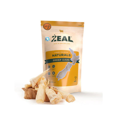 ZEAL Sheep Ears Natural Pet Treats 125g