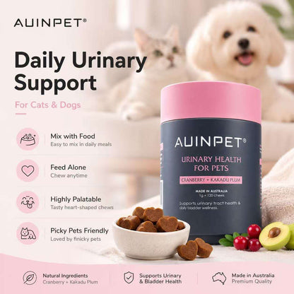 AUINPET Urinary Health Chews 120 g for dogs and cats