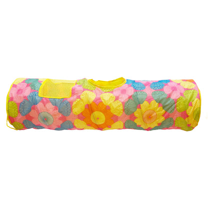 FOFOS Floral Pop-up Tunnel Cat Toy