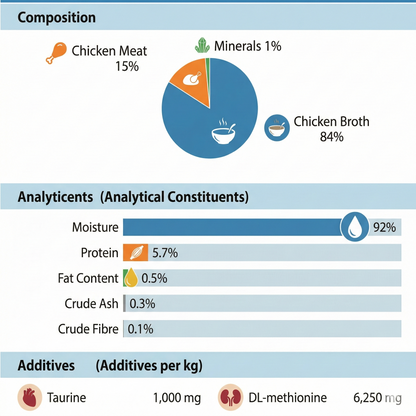 LEONARDO Drink & Care Urinary Chicken Wet Cat Food