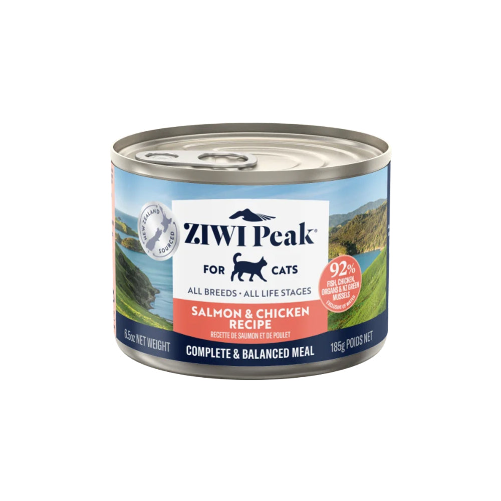 ZIWI Peak Salmon & Chicken Wet Cat Food 185g product image